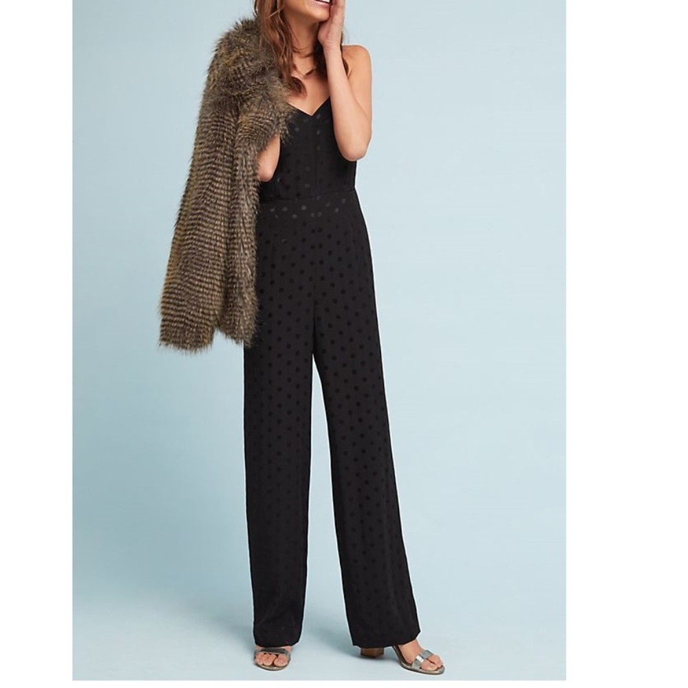 anthropologie THE ESSENTIAL POLKA DOT JUMPSUIT